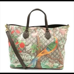 Shopping Tote Tian Print GG Coated